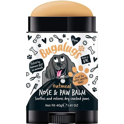 Bugalugs Hundesnuten- und Pfotenbalsam - Natürliche, Vegan, 40g Bugalugs Hundesnuten- und Pfotenbalsam - Natürliche, Vegan, 40g