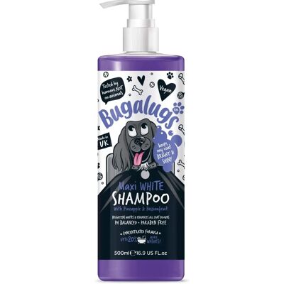 Bugalugs Dog Shampoo - Whitening & Brightening Coat Enhancer - Dog Shampoo Bugalugs Dog Shampoo - Whitening & Brightening Coat Enhancer - Dog Shampoo