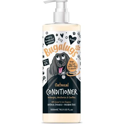 Après-shampooing pour chiens BUGALUGS - Avoine et Aloe Vera - 500ml - Publicité Après-shampooing pour chiens BUGALUGS - Avoine et Aloe Vera - 500ml - Publicité