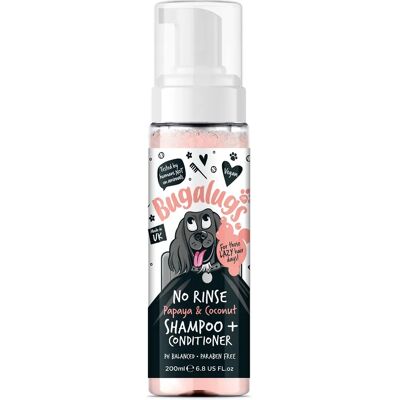 BugaLugs - No Rinse Papaya & Coconut - 2 in 1 - Hundeshampoo BugaLugs - No Rinse Papaya & Coconut - 2 in 1 - Hundeshampoo