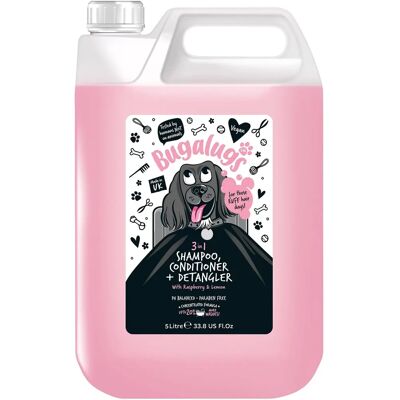 BUGALUGS 3-in-1 - Raspberry & Lemon - 5 Litre - Dog shampoo BUGALUGS 3-in-1 - Raspberry & Lemon - 5 Litre - Dog shampoo