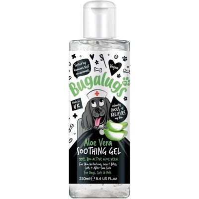 BUGALUGS Aloe Vera Gel für Hunde & Katzen - Beruhigendes Juckreizlinderung BUGALUGS Aloe Vera Gel für Hunde & Katzen - Beruhigendes Juckreizlinderung