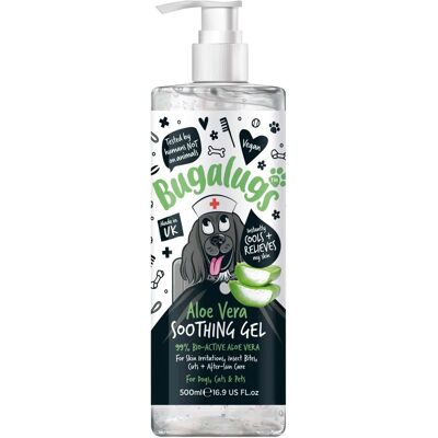 BUGALUGS Aloe Vera Gel - Soothing Relief for Dogs & Cats - 500ml BUGALUGS Aloe Vera Gel - Soothing Relief for Dogs & Cats - 500ml