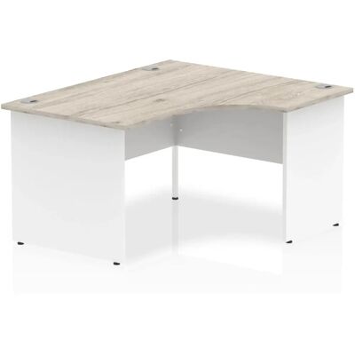 Impulse TT000045 - Right Hand Crescent Desk - Beech Top Office Desk Impulse TT000045 - Right Hand Crescent Desk - Beech Top Office Desk