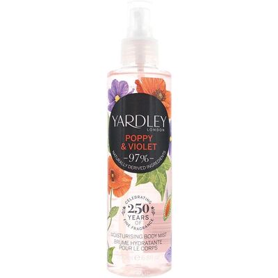 Yardley London Brume Corporelle Poppy & Violet - Femmes - 200ml - Publicité Yardley London Brume Corporelle Poppy & Violet - Femmes - 200ml - Publicité