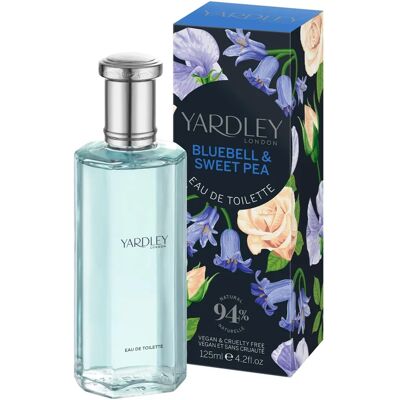 Yardley London Bluebell & Sweetpea Eau de Toilette 125ml Yardley London Bluebell & Sweetpea Eau de Toilette 125ml