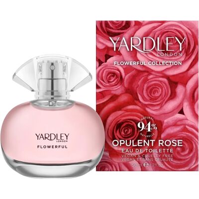 Yardley London Opulent Rose Eau de Toilette - 50ml Yardley London Opulent Rose Eau de Toilette - 50ml