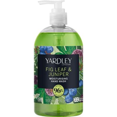 Yardley London Deluxe Mydło do rąk z liściem figowym i jałowcem 500ml Yardley London Deluxe Mydło do rąk z liściem figowym i jałowcem 500ml