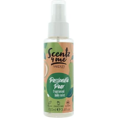 Yardley Scentz 4 Me Passionate Pear Fragranced Body Mist - Unisex Yardley Scentz 4 Me Passionate Pear Fragranced Body Mist - Unisex