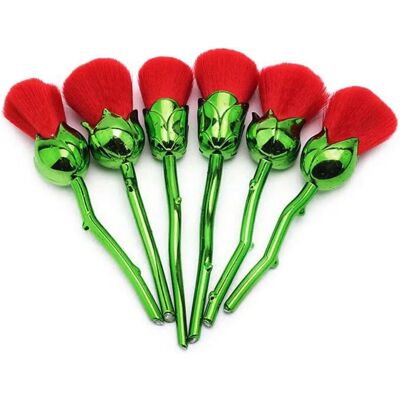 Aquarius Green Rose Makeup Brush Set - Makeup Brushes Aquarius Green Rose Makeup Brush Set - Makeup Brushes