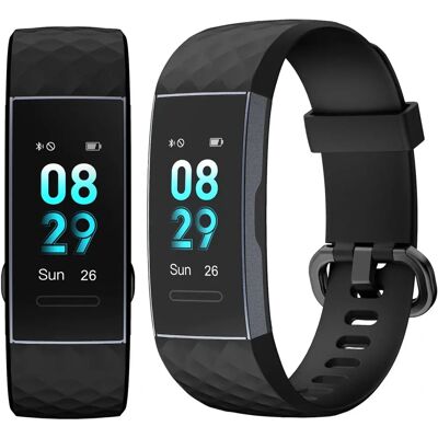 Aquarius Black Fitness Tracker Model AQ201 - Waterproof, Heart Rate Monitor, Multi-Sport Aquarius Black Fitness Tracker Model AQ201 - Waterproof, Heart Rate Monitor, Multi-Sport