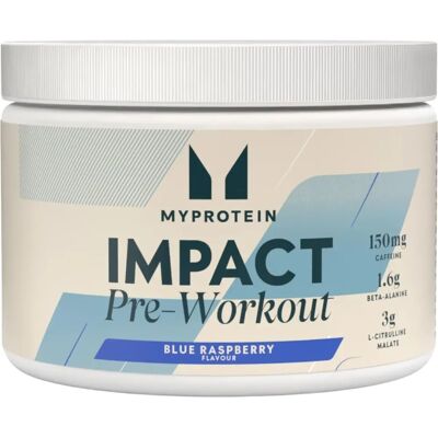 Myprotein - Inför träning - Blue Raspberry - 250g - Pre-workout mix Myprotein - Inför träning - Blue Raspberry - 250g - Pre-workout mix