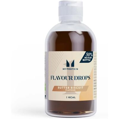 MyProtein FlavDrops - 50ml - Butter Biscuit - Smakdroppar MyProtein FlavDrops - 50ml - Butter Biscuit - Smakdroppar