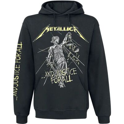 Metallica Hoodie And Justice For All Schwarz S - Kapuzenpullover Metallica Hoodie And Justice For All Schwarz S - Kapuzenpullover