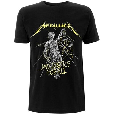 T-shirt unisexe Metallica And Justice For All - Heavy Metal - Publicité T-shirt unisexe Metallica And Justice For All - Heavy Metal - Publicité