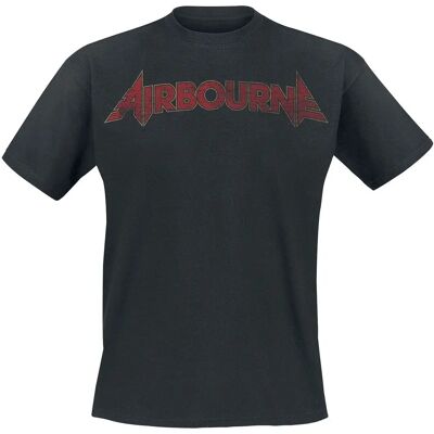 T-shirt à manches courtes Airbourne Cracked Logo - Homme - Publicité T-shirt à manches courtes Airbourne Cracked Logo - Homme - Publicité