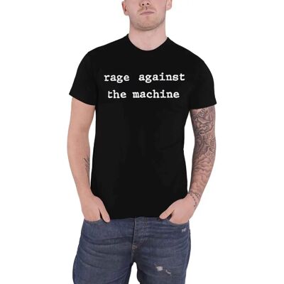 Svart XXL Rage Against The Machine T-shirt - Unisex Rock T-shirt Svart XXL Rage Against The Machine T-shirt - Unisex Rock T-shirt