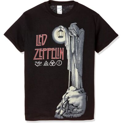 Led Zeppelin Hermit Black S T-Shirt - Unisex Rock Merch Led Zeppelin Hermit Black S T-Shirt - Unisex Rock Merch