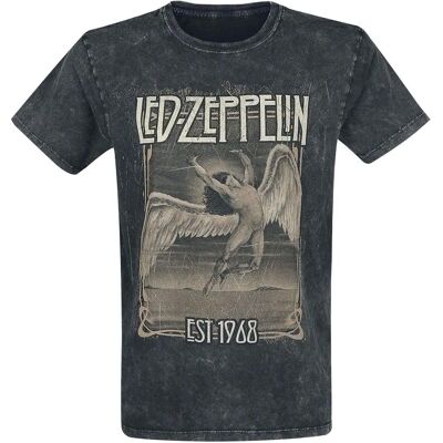 T-Shirt Unisexe Led Zeppelin - Faded Falling - Publicité T-Shirt Unisexe Led Zeppelin - Faded Falling - Publicité
