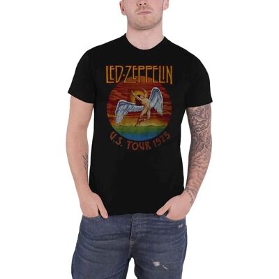 Led Zeppelin USA Tour 75 Unisex XL T-Shirt Led Zeppelin USA Tour 75 Unisex XL T-Shirt