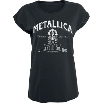 Metallica Whiskey In the Jar Musta T-paita - Lyhythihainen - Unisex Metallica Whiskey In the Jar Musta T-paita - Lyhythihainen - Unisex