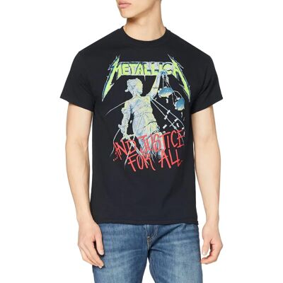 Metallica And Justice For All Original Schwarzes T-Shirt - T-Shirt Metallica And Justice For All Original Schwarzes T-Shirt - T-Shirt