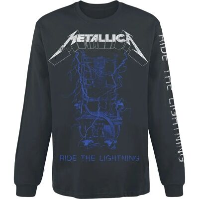 Metallica Fade Langærmet T-shirt - Herre - Sort Metallica Fade Langærmet T-shirt - Herre - Sort