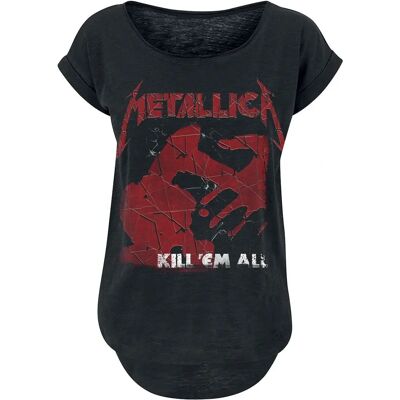 Musta Metallica Kill 'Em All Shattered T-paita - T-Paita Musta Metallica Kill 'Em All Shattered T-paita - T-Paita