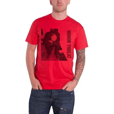 Hey Rusty - Minor Threat LP Red - 2XL - Bomull - T-shirt Hey Rusty - Minor Threat LP Red - 2XL - Bomull - T-shirt