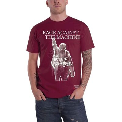 HeyRusty Rage Against The Machine - BOLA Album Cover T-shirt - Röd - T-shirt HeyRusty Rage Against The Machine - BOLA Album Cover T-shirt - Röd - T-shirt
