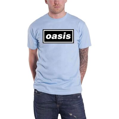 Oasis Decca Logo Ljusblå T-shirt - Unisex Oasis Decca Logo Ljusblå T-shirt - Unisex