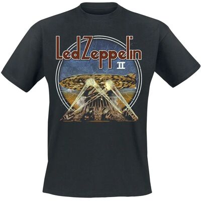 Led Zeppelin LZII Searchlights T-Shirt Kurzarm - Unisex Led Zeppelin LZII Searchlights T-Shirt Kurzarm - Unisex