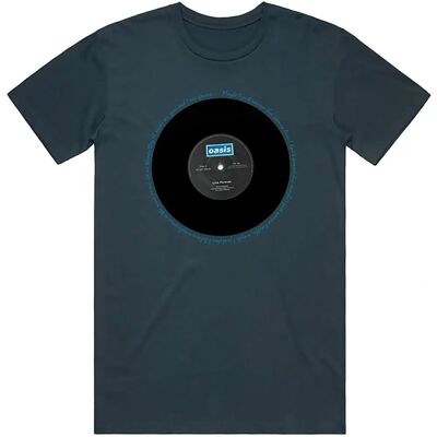 HeyRusty Oasis | Officiell band T-shirt | Live Forever Single Blå X-large HeyRusty Oasis | Officiell band T-shirt | Live Forever Single Blå X-large
