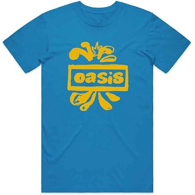 Oasis Logotyp Tecknad T-Shirt - Officiell bandprodukt Oasis Logotyp Tecknad T-Shirt - Officiell bandprodukt