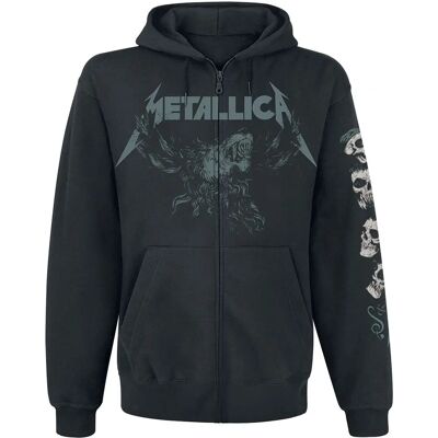 Metallica S&M2 Skull hættetrøje - Sweatshirt i sort Metallica S&M2 Skull hættetrøje - Sweatshirt i sort