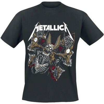 Metallica Skull Moth Black T-Shirt - Men Metallica Skull Moth Black T-Shirt - Men
