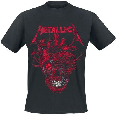 Metallica Heart Skull T-shirt - Kortärmad - S-XXL Metallica Heart Skull T-shirt - Kortärmad - S-XXL