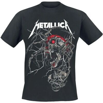 T-Shirt Metallica Spider Dead Noir - Unisexe - Publicité T-Shirt Metallica Spider Dead Noir - Unisexe - Publicité