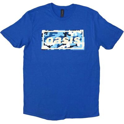 HeyRusty Oasis Camo Logo Blue S - T-shirt HeyRusty Oasis Camo Logo Blue S - T-shirt