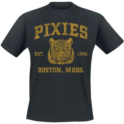 Pixies Musta T-Paita - Phys Ed - Bändin logo - 1986 - T-Paita Pixies Musta T-Paita - Phys Ed - Bändin logo - 1986 - T-Paita
