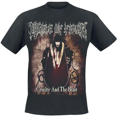 Svart T-Shirt Cradle Of Filth - Cruelty & The Beast Logo - T-Shirt Svart T-Shirt Cradle Of Filth - Cruelty & The Beast Logo - T-Shirt
