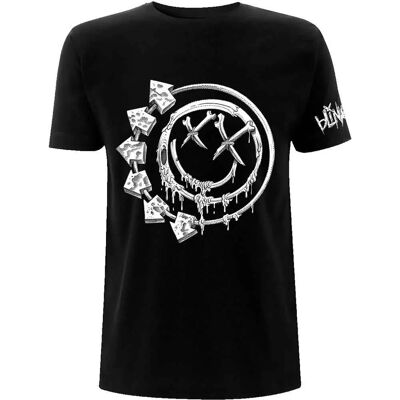 Blink-182 - Bones - Svart - S - T-shirt Blink-182 - Bones - Svart - S - T-shirt