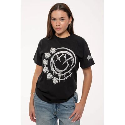 Blink-182 Svart Bones T-Shirt Blink-182 Svart Bones T-Shirt