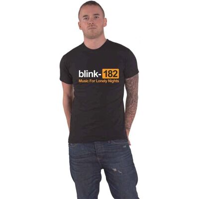 Blink-182 Lonely Nights Svart T-Shirt - T-Shirt Blink-182 Lonely Nights Svart T-Shirt - T-Shirt