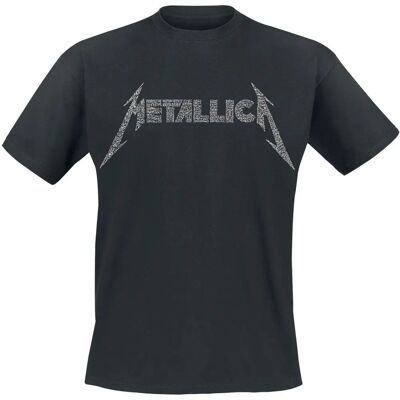 Metallica 40-års Jubilæums Logo T-shirt - Kortærmet - Sort Metallica 40-års Jubilæums Logo T-shirt - Kortærmet - Sort