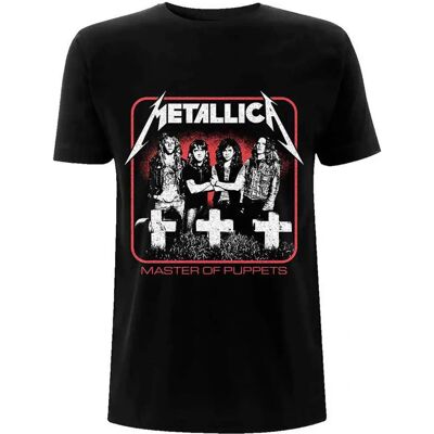 Metallica Master of Puppets Unisex T-Shirt - Svart - T-Shirt Metallica Master of Puppets Unisex T-Shirt - Svart - T-Shirt
