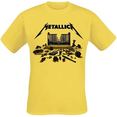 T-Shirt Jaune Metallica M72 - T-Shirt - Publicité T-Shirt Jaune Metallica M72 - T-Shirt - Publicité
