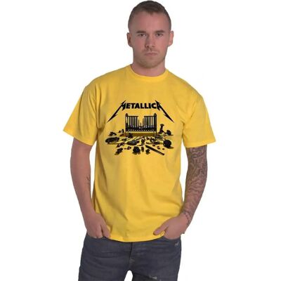 Metallica M72 Yellow Unisex T-Shirt - Short Sleeve Metallica M72 Yellow Unisex T-Shirt - Short Sleeve