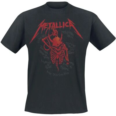 Metallica 72 Seasons Skull Screaming Red Unisex T-Shirt - T-Shirt Metallica 72 Seasons Skull Screaming Red Unisex T-Shirt - T-Shirt
