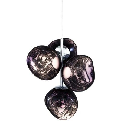 Tom Dixon Melt Kronleuchter Rauch - Klein - LED - Elegante Beleuchtung Tom Dixon Melt Kronleuchter Rauch - Klein - LED - Elegante Beleuchtung